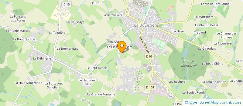 localisation de l'entreprise SCI CHRISMARO  LA BOUEXIERE