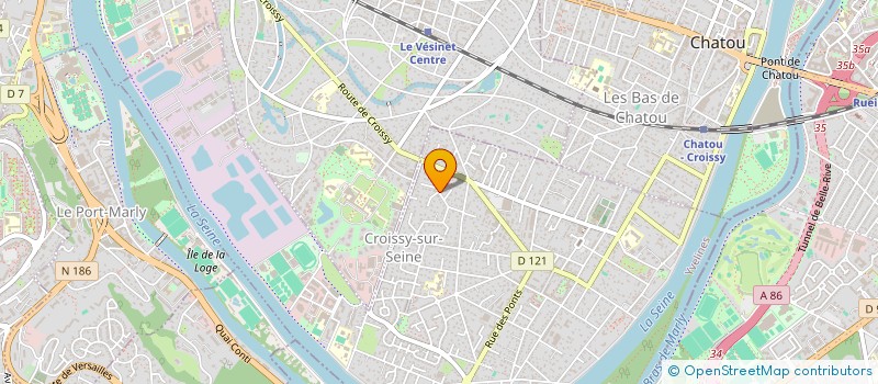 localisation de l'entreprise SCI CHRISMART  CROISSY-SUR-SEINE