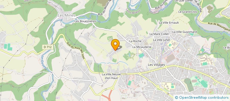 localisation de l'entreprise SCI CHRISMASENA à SAINT-BRIEUC