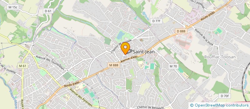 localisation de l'entreprise SCI CHRISMATT à SAINT-JEAN
