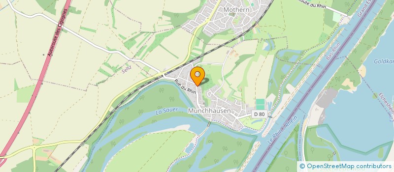 localisation de l'entreprise SCI CHRISMEL  MUNCHHAUSEN