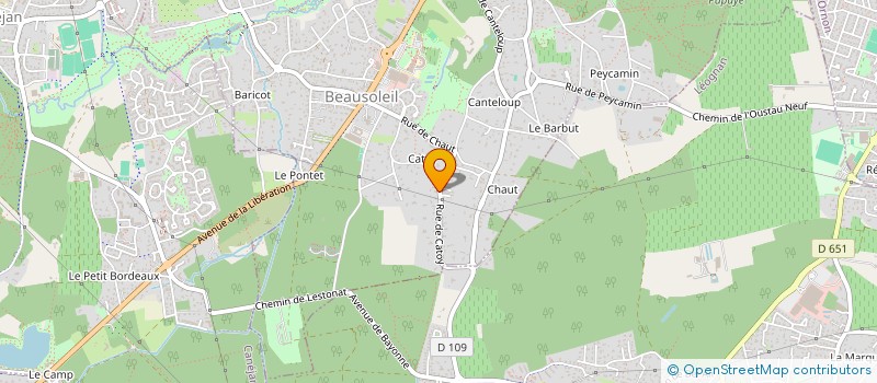 localisation de l'entreprise SCI CHRISMI à GRADIGNAN