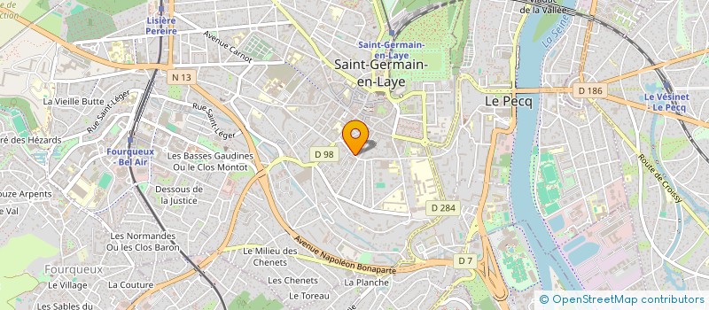 localisation de l'entreprise SCI CHRISMIC  SAINT-GERMAIN-EN-LAYE