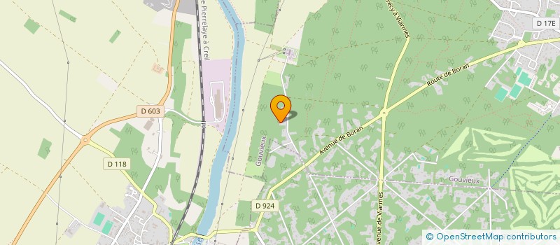 localisation de l'entreprise SCI CHRISMIKA  GOUVIEUX