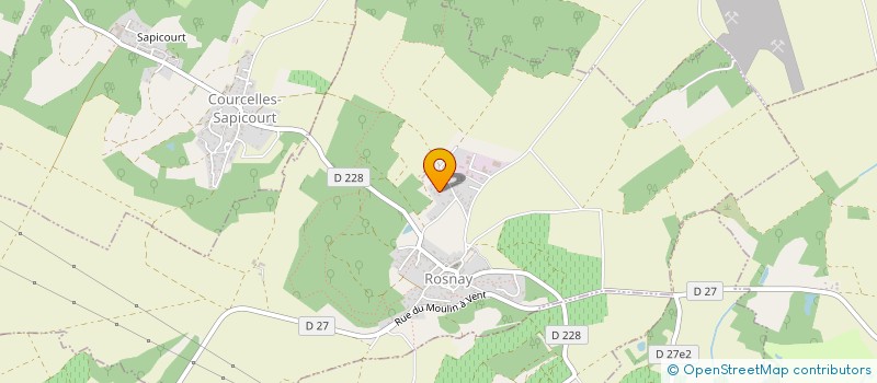 localisation de l'entreprise SCI CHRISMILIE à ROSNAY