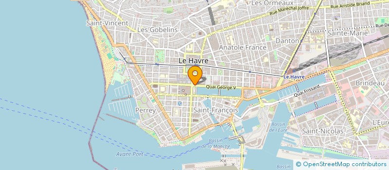 localisation de l'entreprise SCI CHRISMO à LE HAVRE