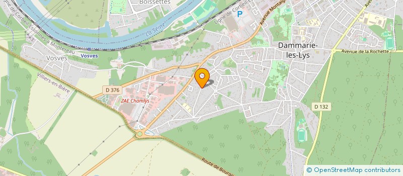 localisation de l'entreprise SCI CHRISMON à DAMMARIE-LES-LYS