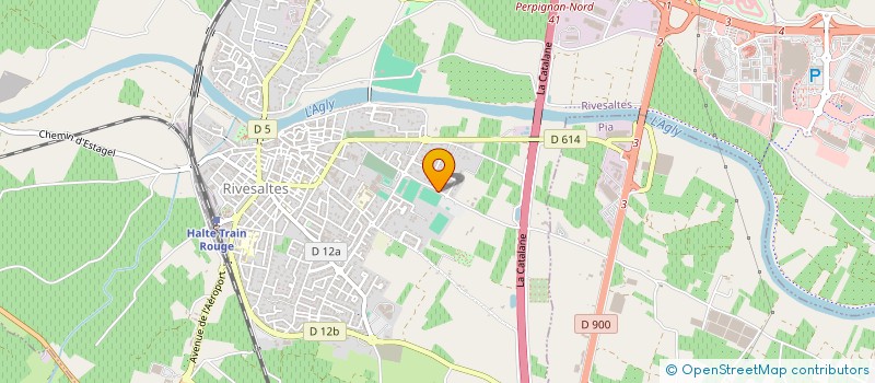 localisation de l'entreprise SCI CHRISNAT  RIVESALTES