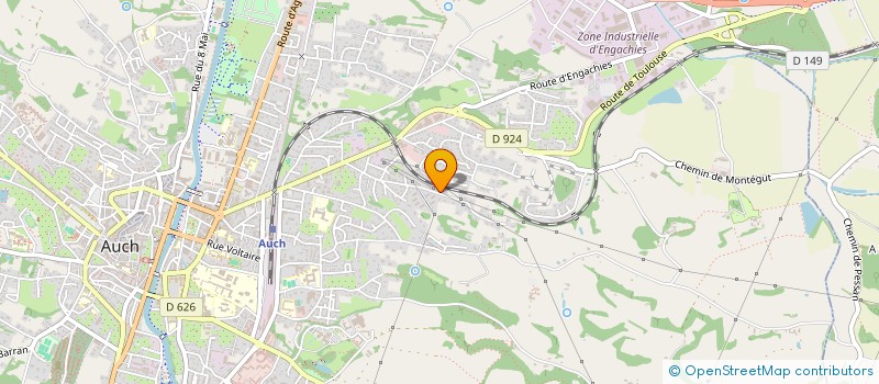 localisation de l'entreprise SCI CHRISNATLUC à AUCH