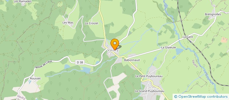 localisation de l'entreprise SCI CHRISNEL  COMPREIGNAC