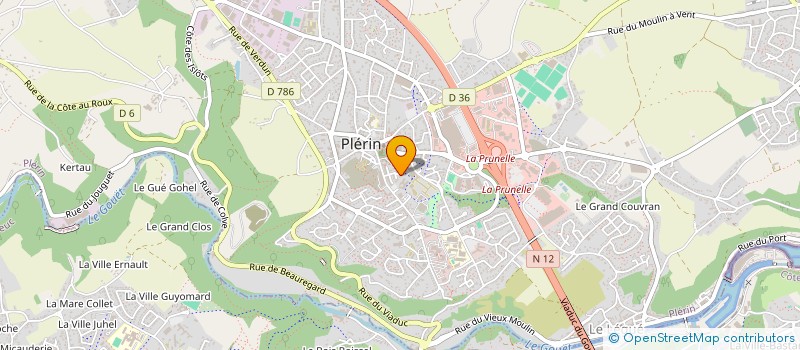 localisation de l'entreprise SCI CHRISNIC  PLERIN