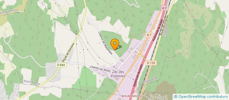 localisation de l'entreprise SCI CHRISO  MALATAVERNE