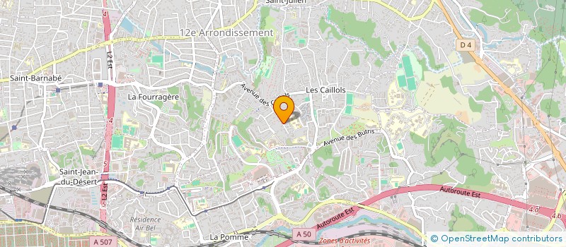 localisation de l'entreprise SCI CHRISOLI à MARSEILLE