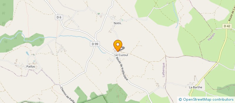 localisation de l'entreprise SCI CHRISOLIA  FONTANES