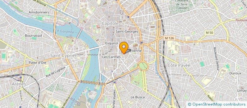 localisation de l'entreprise SCI CHRISOPHILE à TOULOUSE