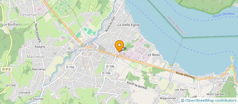 localisation de l'entreprise SCI CHRISPA à SAINT-JORIOZ