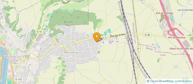 localisation de l'entreprise SCI CHRISPAS  MONTANAY