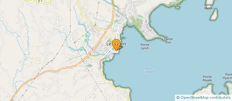 localisation de l'entreprise SCI CHRISPHIL  LE ROBERT