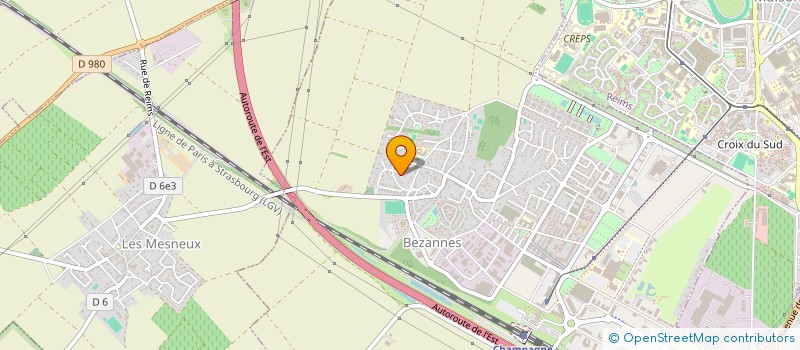 localisation de l'entreprise SCI CHRISPHIL  BEZANNES