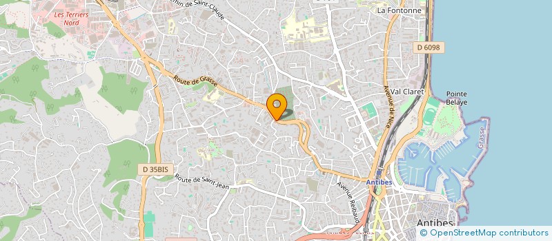 localisation de l'entreprise SCI CHRISPI  ANTIBES