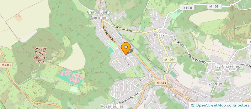 localisation de l'entreprise SCI CHRISPIE  CHATEL-SAINT-GERMAIN