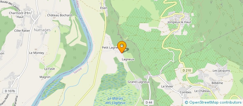 localisation de l'entreprise SCI CHRISPIERRE  YENNE