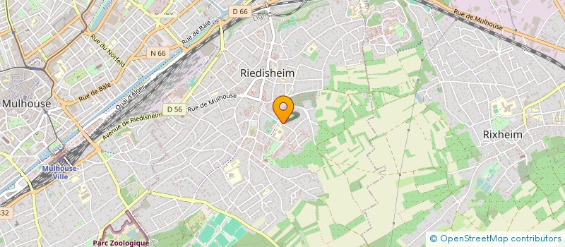 localisation de l'entreprise SCI CHRISREY  RIEDISHEIM