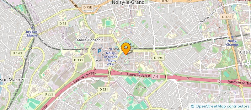 localisation de l'entreprise SCI CHRISSAL à NOISY-LE-GRAND