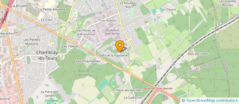localisation de l'entreprise SCI CHRISSEMMA  CHAMBRAY-LES-TOURS