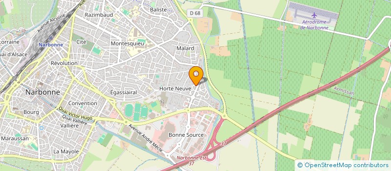 localisation de l'entreprise SCI CHRISSYMI à NARBONNE
