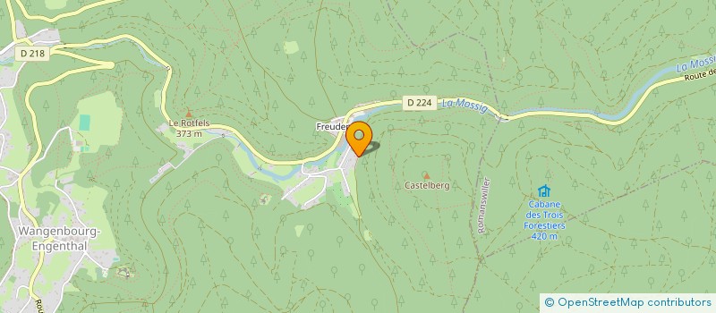 localisation de l'entreprise SCI CHRIST MULLER FRITSCH  WANGENBOURG-ENGENTHAL