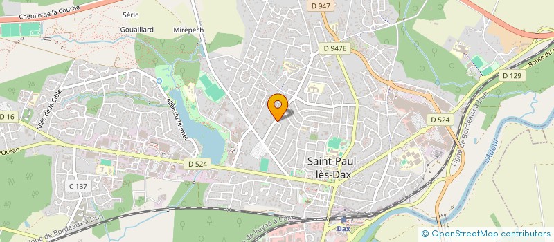 localisation de l'entreprise SCI CHRISTA à SAINT-PAUL-LES-DAX