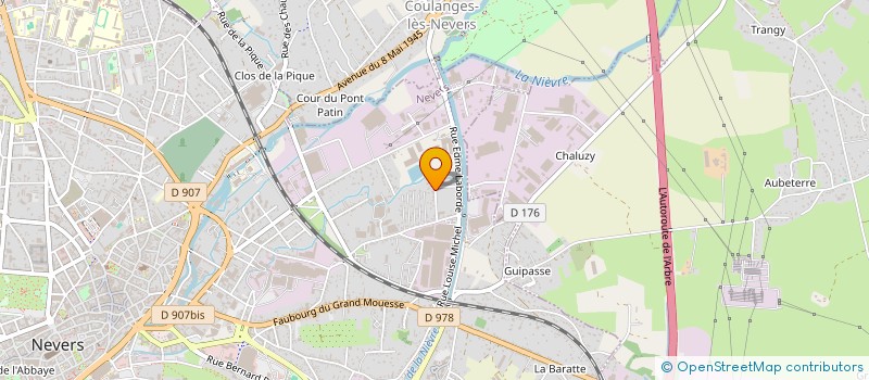 localisation de l'entreprise SCI CHRISTAGIL à NEVERS