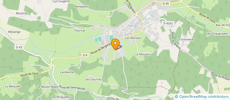 localisation de l'entreprise SCI CHRISTAL 09  LACROPTE