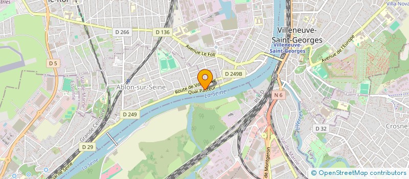 localisation de l'entreprise SCI CHRISTAL  ABLON-SUR-SEINE