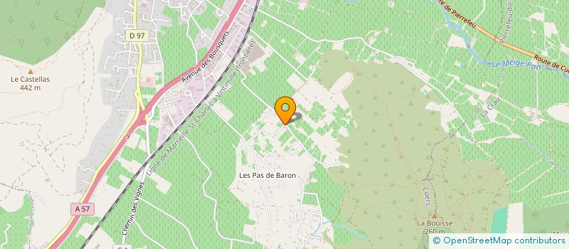 localisation de l'entreprise SCI CHRISTAL à CUERS