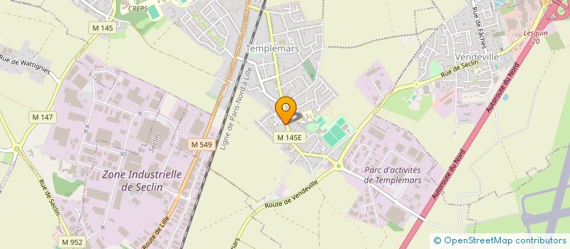 localisation de l'entreprise SCI CHRISTAL  TEMPLEMARS