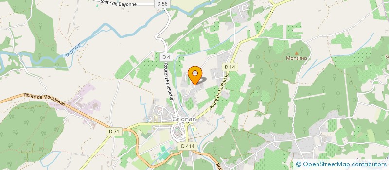 localisation de l'entreprise SCI CHRISTAL  GRIGNAN