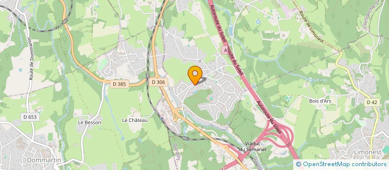 localisation de l'entreprise SCI CHRISTAL  LISSIEU