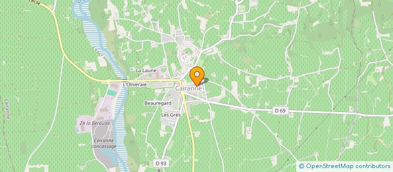 localisation de l'entreprise SCI CHRISTAL  CAIRANNE