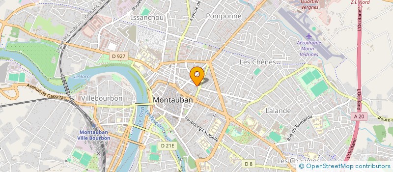 localisation de l'entreprise SCI CHRISTAL  MONTAUBAN