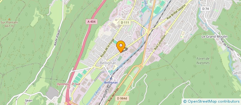 localisation de l'entreprise SCI CHRISTAL  CHAMPAGNE-AU-MONT-D'OR