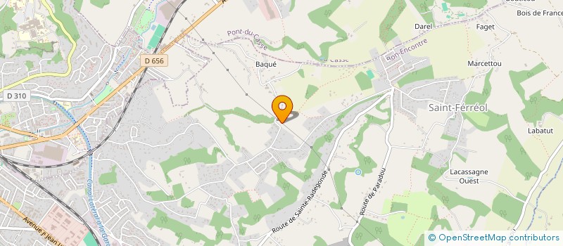 localisation de l'entreprise SCI CHRISTAL  BON-ENCONTRE