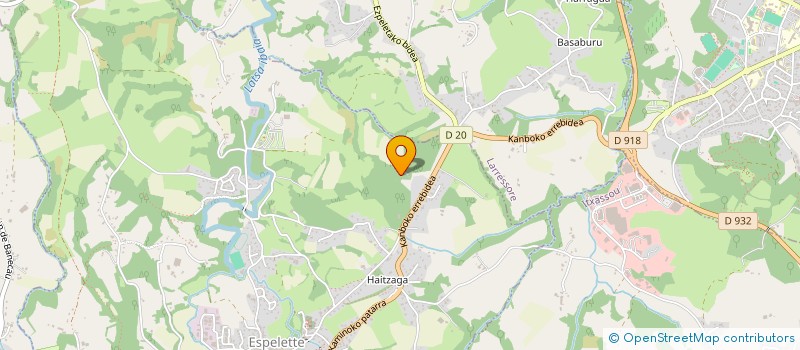 localisation de l'entreprise SCI CHRISTALAIN  ESPELETTE