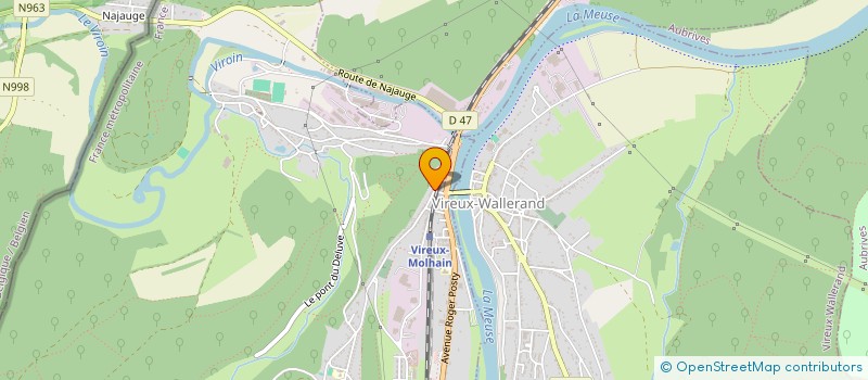 localisation de l'entreprise SCI CHRISTALAIN  VIREUX-MOLHAIN