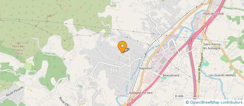 localisation de l'entreprise SCI CHRISTALE à AUBAGNE