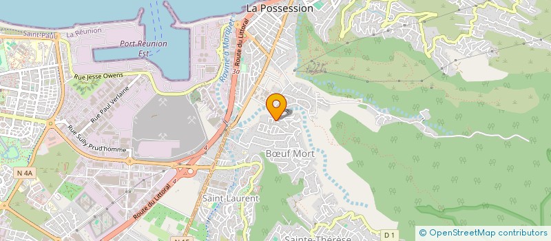 localisation de l'entreprise SCI CHRISTALISE  LA POSSESSION