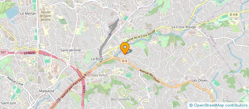 localisation de l'entreprise SCI CHRISTALISE à MARSEILLE