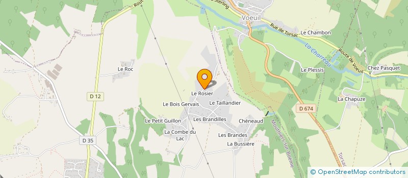 localisation de l'entreprise SCI CHRISTANE-IMMOBILIER à MOUTHIERS-SUR-BOEME