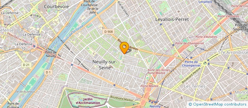 localisation de l'entreprise SCI CHRISTARAN à NEUILLY-SUR-SEINE